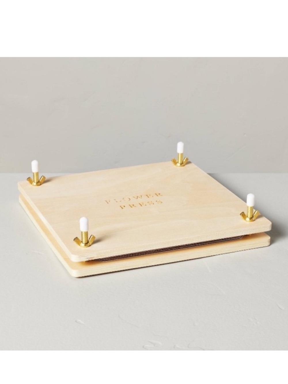 Hearth & Hand with Magnolia Wooden Flower Press Kit NWT